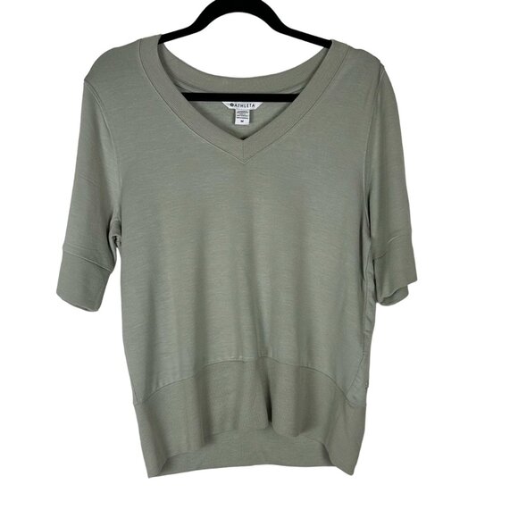 Athleta Tops - Athleta Step Forward Sweatshirt Tee Sage Women's Size Medium NWT